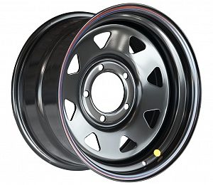 Диск усиленный Тойота Ленд Крузер 100 стальной черный 5x150 9xR17 d113 ET0 (треуг. мелкий)